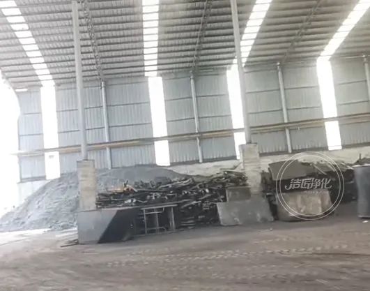 為陶瓷廠煤氣站安裝100+個高壓噴霧頭！Dejing的凈?除臭顯實力！
