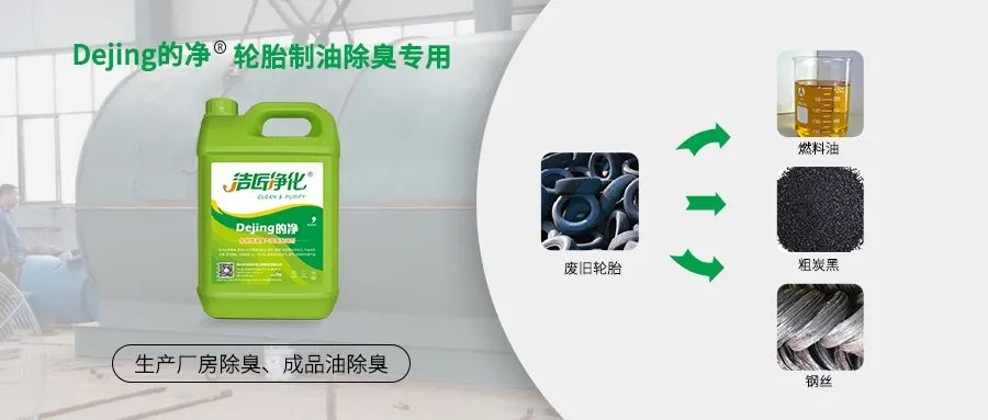 廢舊輪胎煉油廢氣污染，車間惡臭問(wèn)題可利用潔匠凈化除臭劑解決.jpg